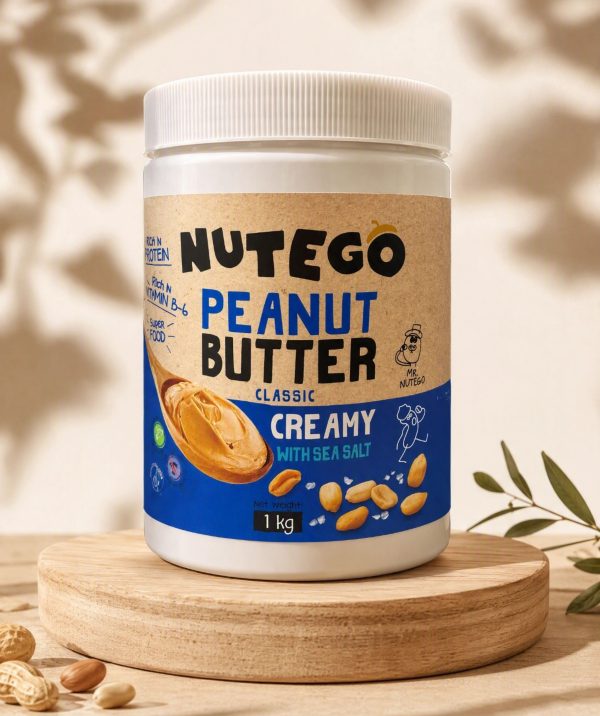 Produkts: Nutego krēmīgais zemesriekstu krēms Krēmīgais zemesriekstu krēms ar jūras sāli